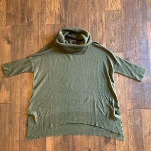 Sweet Romeo Olive Green Cowl Neck Sweater